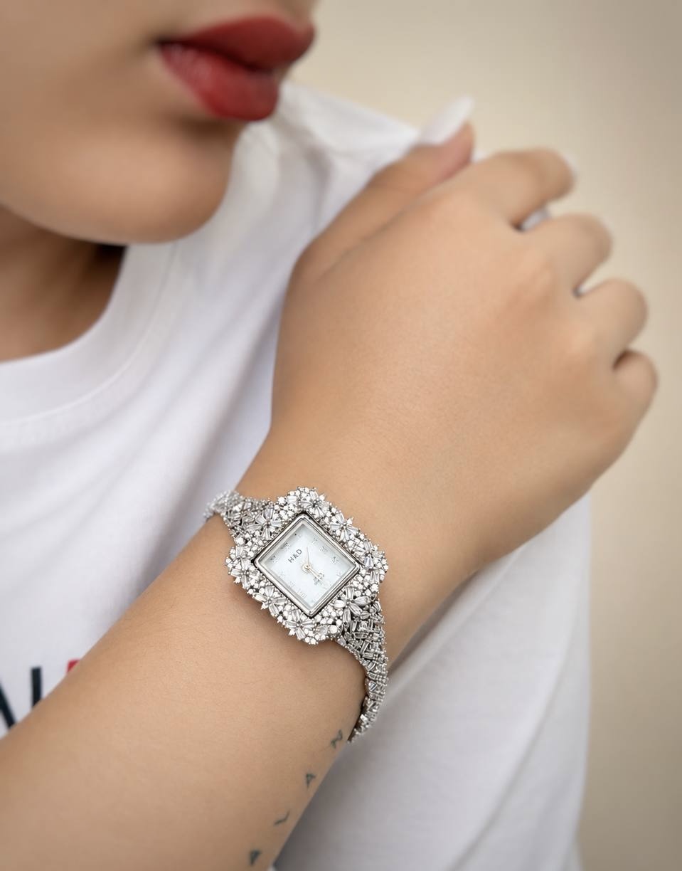 ساعت نقره زنانه کد 0551